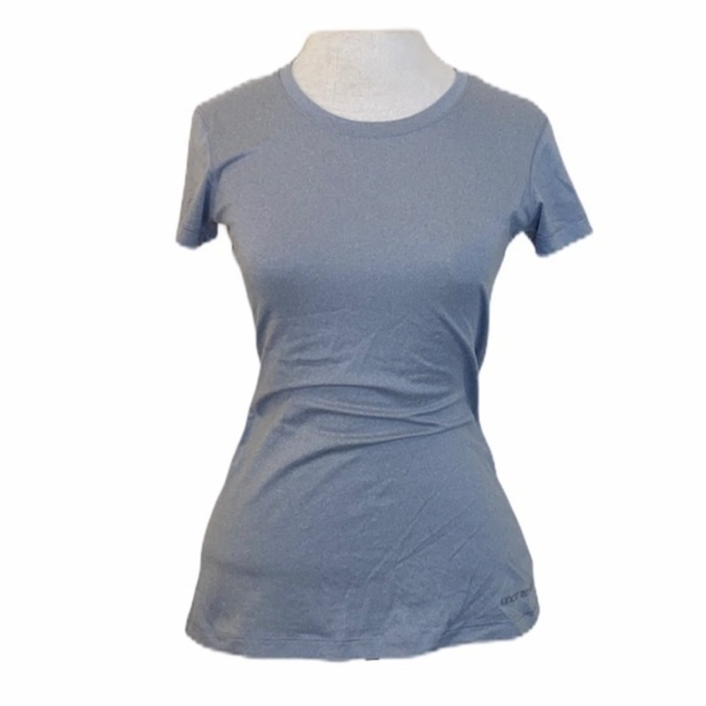 Under Armour fitted heat gear short sleeve gray